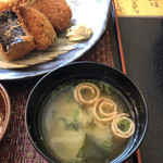 割烹 丸一 - 具沢山の味噌汁