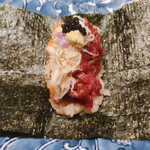 USHIGORO S. GINZA - ハラミ肉と雲丹と蟹の身にキャビア。絶妙なハーモニー爆誕。