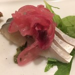 グリルフレンチ - 鯖のマリネ部