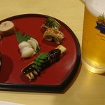 天ぷら旬菜　釧 - お通し