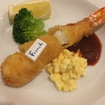 グリルフレンチ - 海老フライ