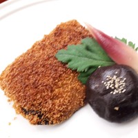 赤坂 菊乃井 - からす鰈唐墨粉焼き