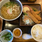 大和本陣 - エビフライ定食♡¥1190(税抜)