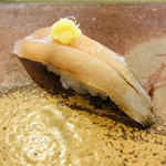 鮨 難波 - 鰆  柔らかく生姜との相性とても良い