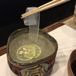 鮨 難波 - この透明感  ツルツル冷えてサッパリと