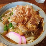 ほんだ - まる天うどん520円+きつね60円