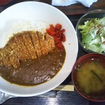 通 - カツカレーライス 850円(税込)(2019年9月12日撮影)