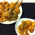 聖地 中津からあげ ぶんごや - 王様セット＋とり皮