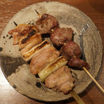 ヒヨク之トリ - ねぎま、砂肝