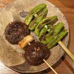 ヒヨク之トリ - しいたけ、ししとう