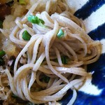 霧生庵 - 蕎麦、アップで