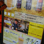 料理うまいBAR COCOCORO - 外の看板