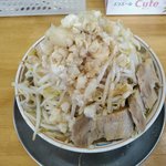 麺屋十郎兵衛 - 煮干十郎（ニンニク抜き・それ以外全部増し・上から）