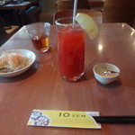 10ZEN - デトックス・ブラッディシーザー＋シルクパウダー、ピクルス等、活元茶