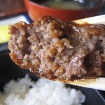 焼肉庄楽 - ハンバーグ定食　￥870