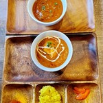 カリー屋 POKHARA - マトンカレーとキーマエッグマサラ