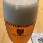 サントリー 天然水のビール工場 京都 - 二杯目 マスターズドリーム (*´ω`*)