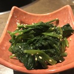 焼肉酒房 水芭蕉  - ほうれん草のナムル