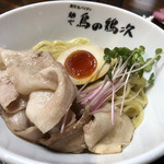 Puremiamu Ramen In Hachinohe - 鶏つけ麺 麺アップ