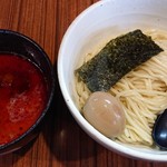 濃厚中華そば つけそば 伝堂 - 辛つけ麺(中)＋味玉