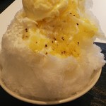 和cafe なが岡 - キウイヨーグルトかき氷850円