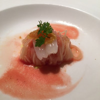 カノビアーノ アネックス - 縞海老とフルーツトマトの冷製カッペリーニ