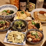 うどん酒場 萬斎 - コース料理1