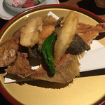 庭園茶寮 みな美 - 鰈の揚げ物です