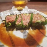 鳥茂 - ピーマン肉詰め