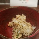 鳥茂 - 松茸ご飯　特別メニュー