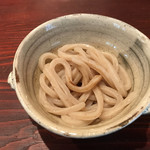 わらの蔵 恕庵 - まず 最初に冷やしうどんのサービス