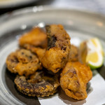 和食　七福神 - 2019.9 天草地ダコの唐揚げ（700円）