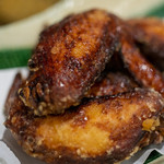 和食　七福神 - 2019.9 七福神流手羽先の唐揚げ（5本 500円）