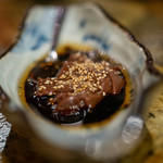 和食　七福神 - 2019.9 馬レバ刺しのぶつ切り（1,500円）