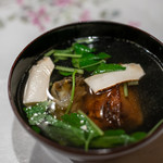 うを徳 - 2019.9 千葉勝浦鮑・徳島海老芋・信州松茸のお椀