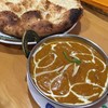 インドレストラン ブシャーン - 料理写真:チキンカレー激辛とガーリックナン