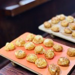 たこ磯 - 料理写真:あなご(赤)たこ(白)