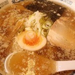 ラーメンハウス新治 - 白沢ラーメン　６８０円　+大盛り１００円