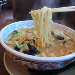 ラーメン工房 くろべぇ - 今月のおすすめ『野菜ラーメンしろ』(780円)+麺大盛(100円)