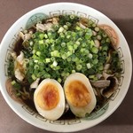 弾岩ラーメン - 影武者ブラック改 肉のせ 780円
とろとろ味玉 120円
ネギ 120円