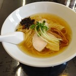 ラーメン香華 - 【2019.9.15(日)】塩煮干しらぁめん(並盛・150g)750円