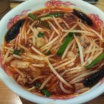 麺屋遼太郎 - 当店イチオシ!! 朱○麺<2辛> (税込)780円 ※野菜をスープにつけこみました (2019.09.13)