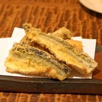 東白庵かりべ - 新秋刀魚の天ぷら