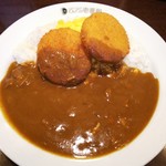 カレーハウス ＣｏＣｏ壱番屋 - ◆ビーフカヒレース＋クランブルエッグ＋クリームコロッケトッピング◆1144円♪