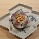鮨 なんば - イワシの海苔巻き
