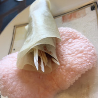 中国料理 彩湖 - 北京ダック 巻かれてきちゃった…