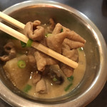 おばんざい のみねえ - もつ煮リフト