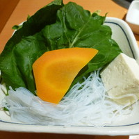 銀座しゃぶ通 - 野菜＆マロニー