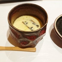 鮨 竜介 - 穴子の茶碗蒸し