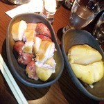 燻製盛とじゃが